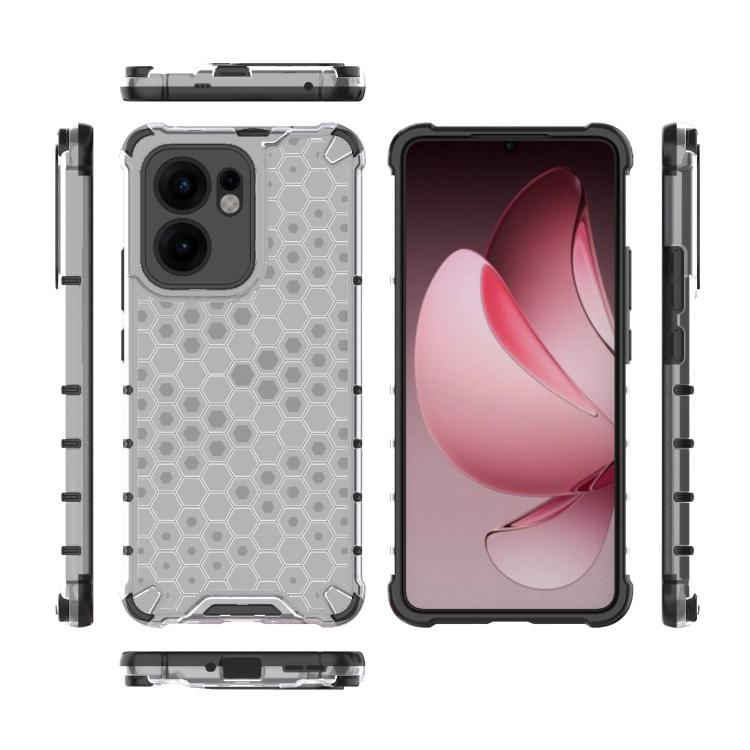 For OPPO Reno13 F 5G Global Honeycomb Shockproof Phone Case