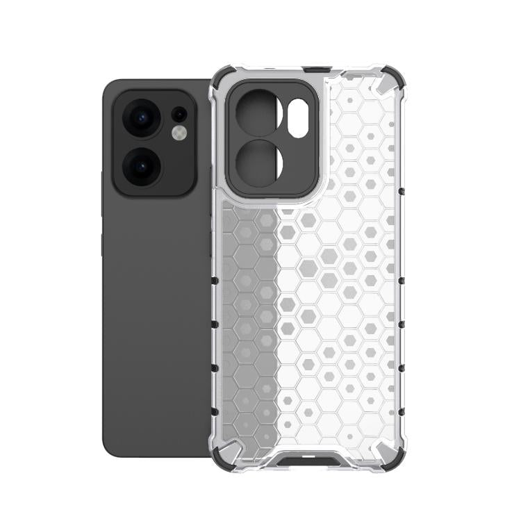 For OPPO Reno13 F 5G Global Honeycomb Shockproof Phone Case
