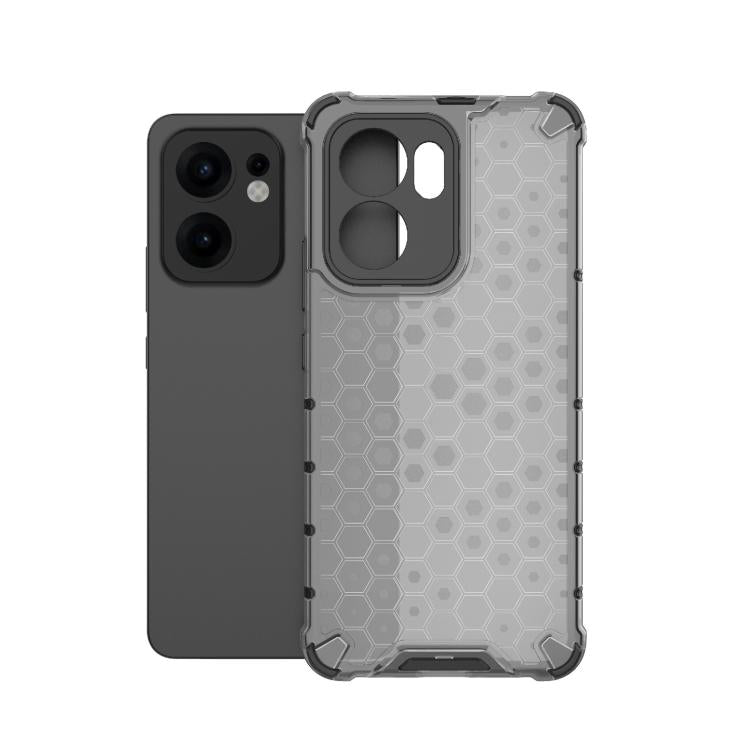 For OPPO Reno13 F 5G Global Honeycomb Shockproof Phone Case