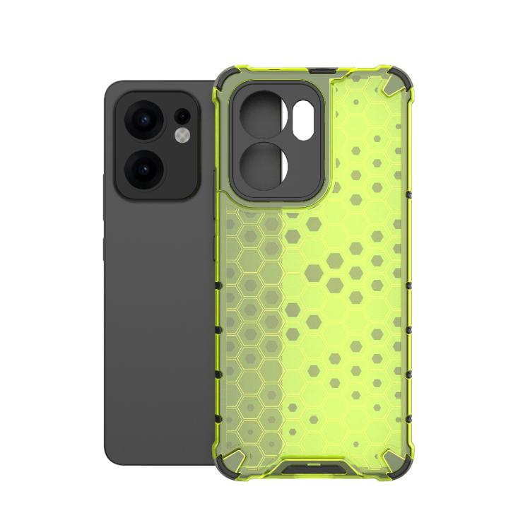 For OPPO Reno13 F 5G Global Honeycomb Shockproof Phone Case