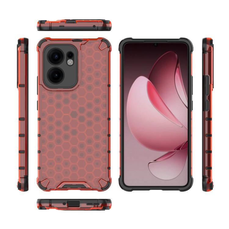 For OPPO Reno13 F 5G Global Honeycomb Shockproof Phone Case
