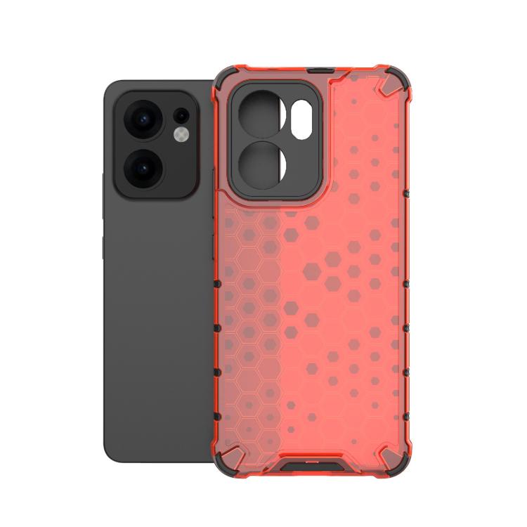For OPPO Reno13 F 5G Global Honeycomb Shockproof Phone Case