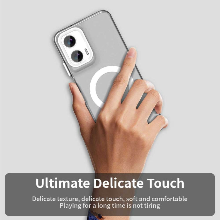 For Motorola Moto G35 Candy Magsafe PC Hybrid TPU Phone Case