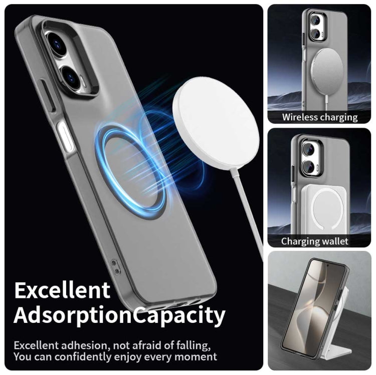 For Motorola Moto G35 Candy Magsafe PC Hybrid TPU Phone Case