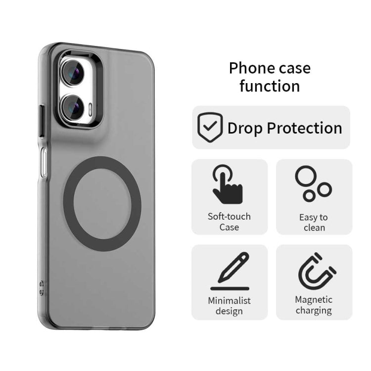 For Motorola Moto G35 Candy Magsafe PC Hybrid TPU Phone Case