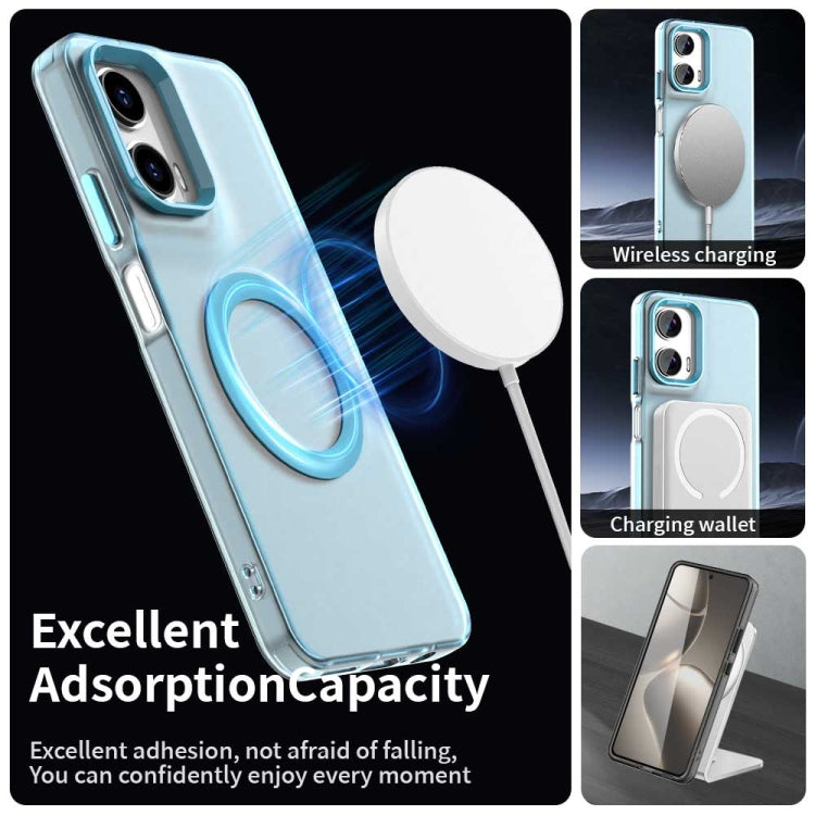 For Motorola Moto G35 Candy Magsafe PC Hybrid TPU Phone Case