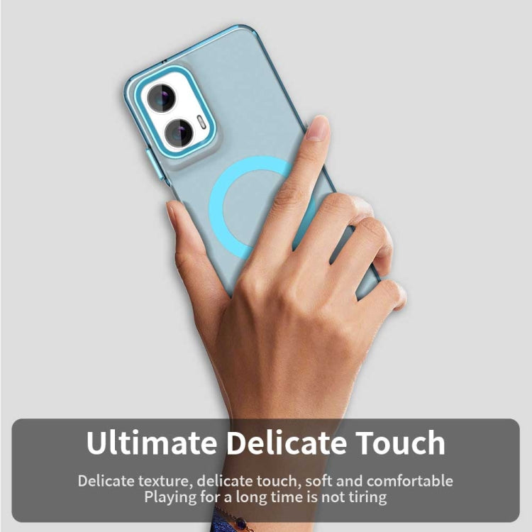For Motorola Moto G35 Candy Magsafe PC Hybrid TPU Phone Case