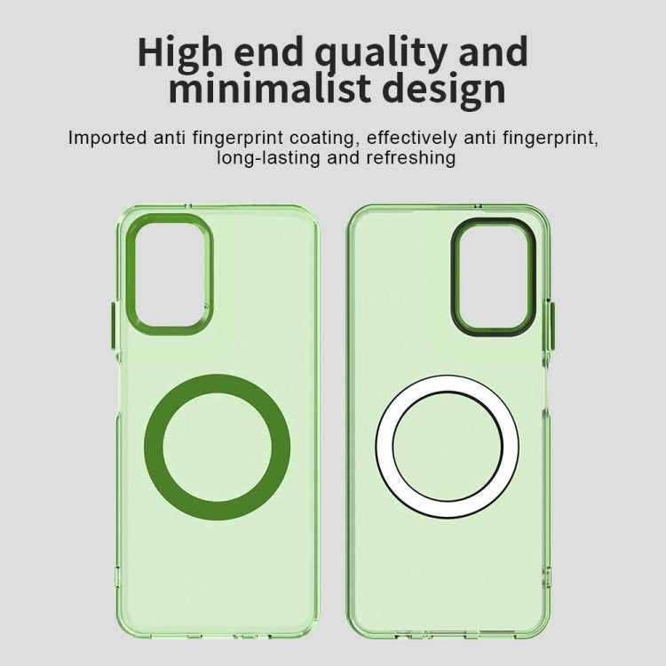 For Motorola Moto G35 Candy Magsafe PC Hybrid TPU Phone Case