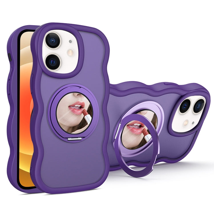 For iPhone 12 Mirror Holder MagSafe Phone Case