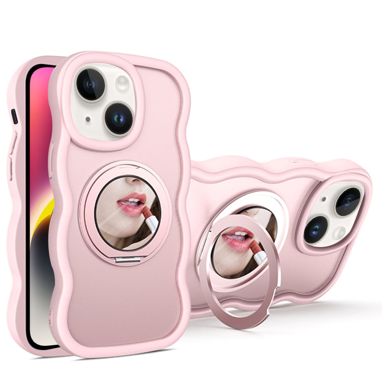 For iPhone 14 Mirror Holder MagSafe Phone Case