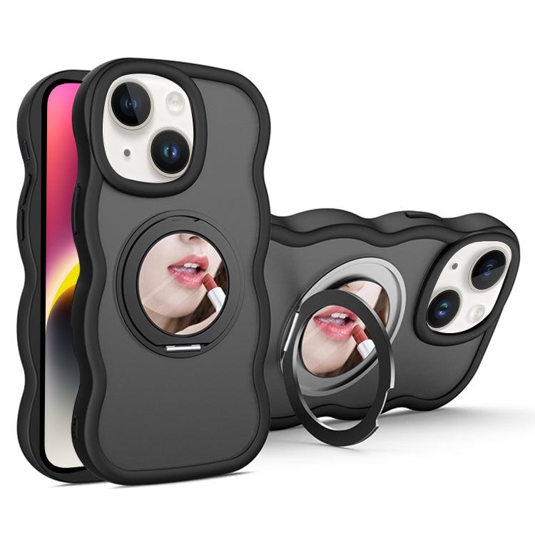 For iPhone 14 Plus Mirror Holder MagSafe Phone Case