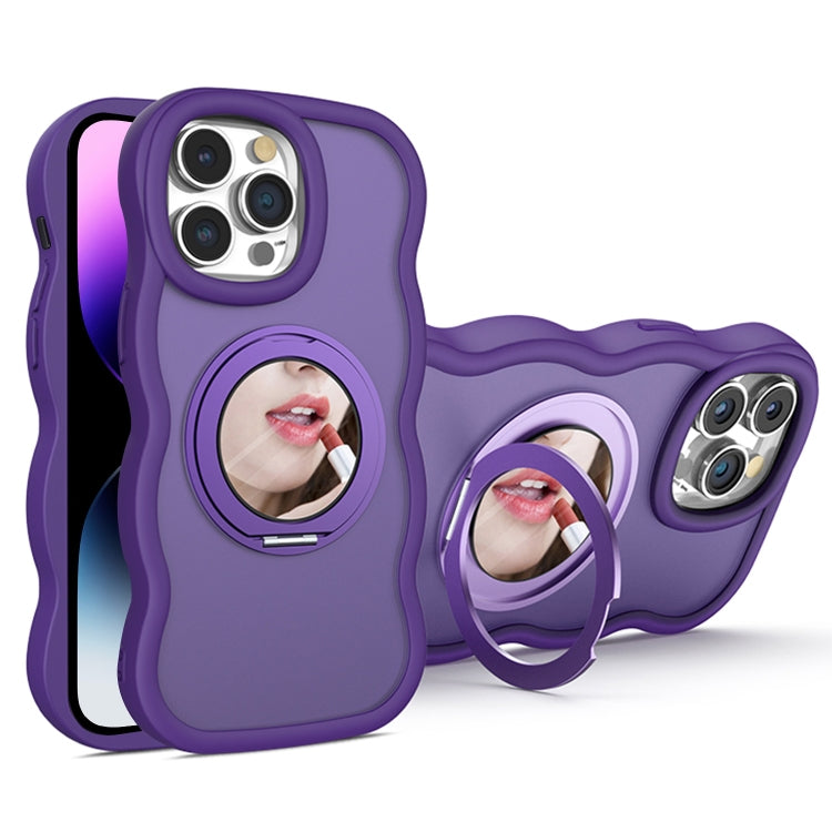For iPhone 14 Pro Mirror Holder MagSafe Phone Case
