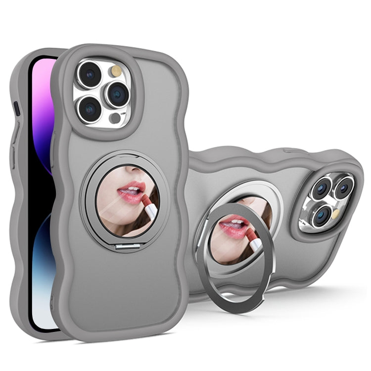 For iPhone 14 Pro Max Mirror Holder MagSafe Phone Case