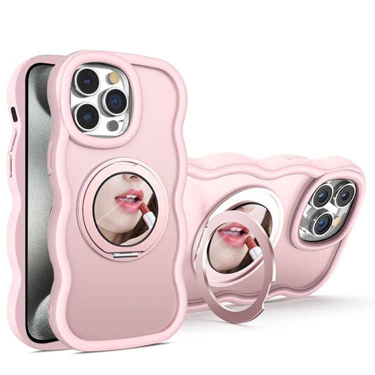 For iPhone 15 Pro Max Mirror Holder MagSafe Phone Case