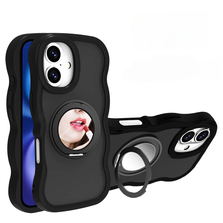 For iPhone 16 Mirror Holder MagSafe Phone Case