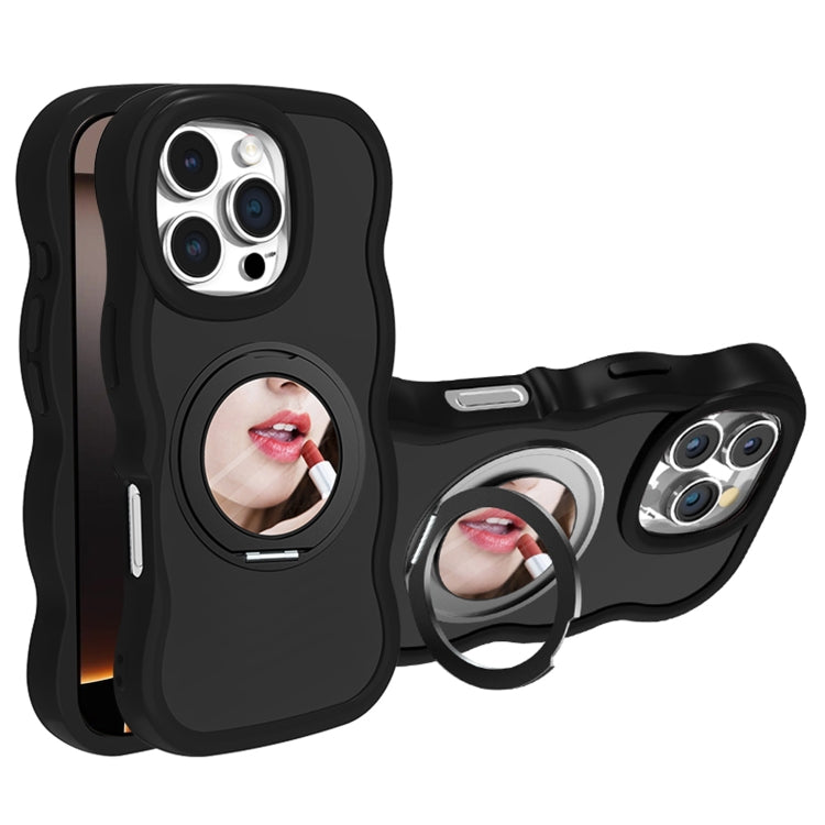 For iPhone 16 Pro Max Mirror Holder MagSafe Phone Case