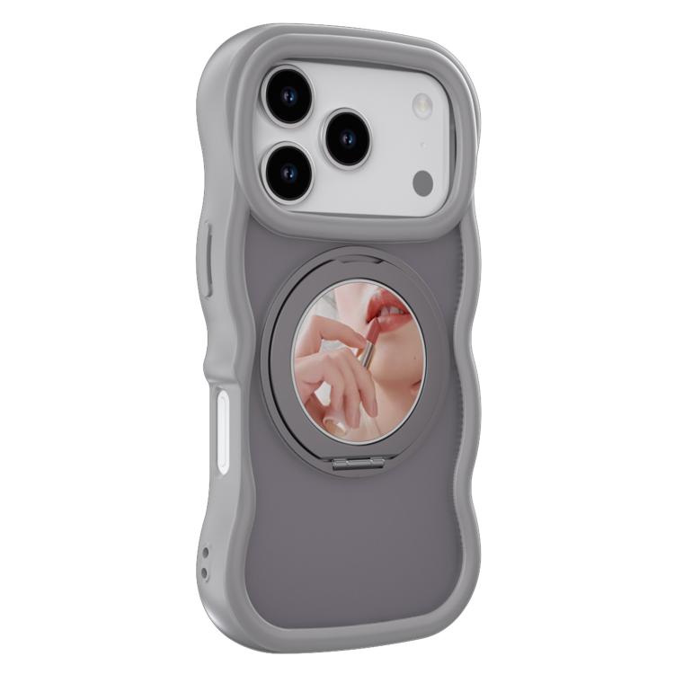For iPhone 17 Pro Mirror Holder MagSafe Phone Case