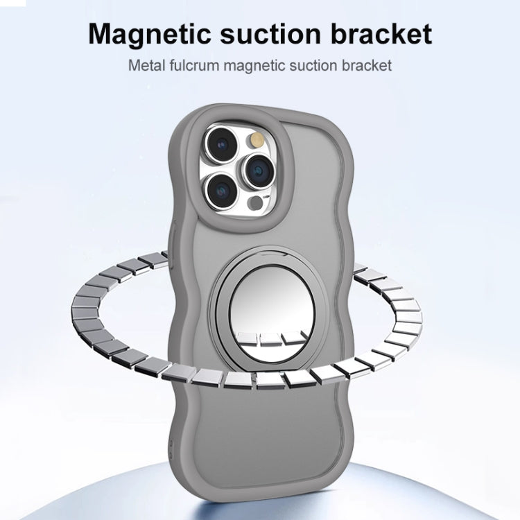 For iPhone 14 Pro Mirror Holder MagSafe Phone Case