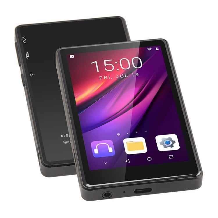 UNIWA MP009 4.0 inch IPS Screen Android 8.1 AI Smart Music Player Mini Tablet PC 2GB+16GB - Black