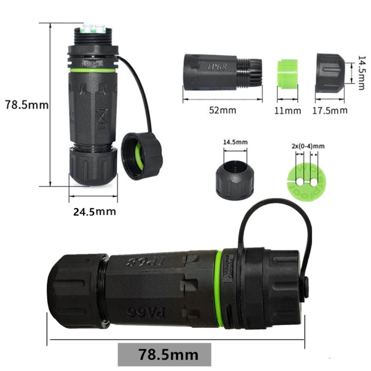 IP68 Waterproof LC SC Fiber Optical Coupler/Adaptor, Model:LC Dual Core