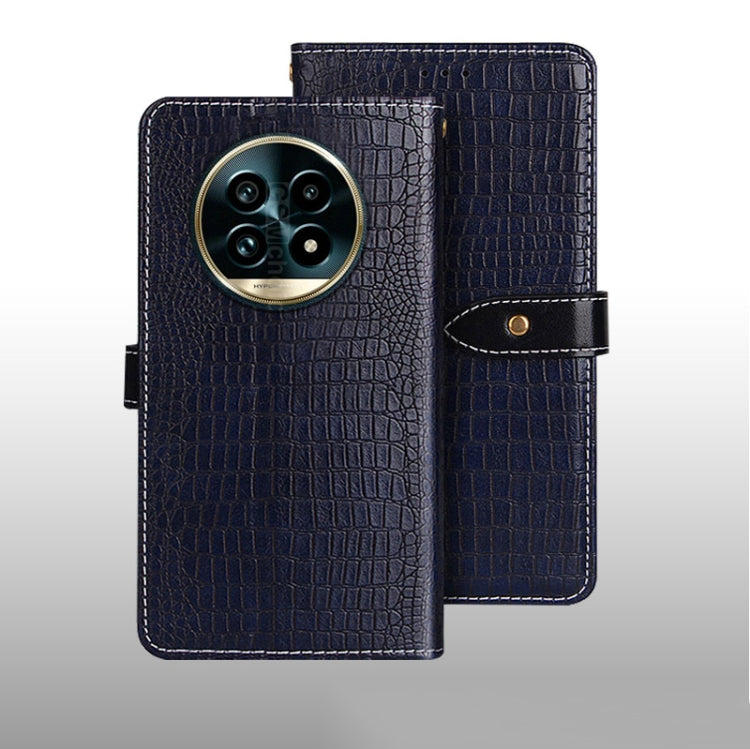 For Realme 13 Pro+ 5G idewei Crocodile Texture Leather Phone Case