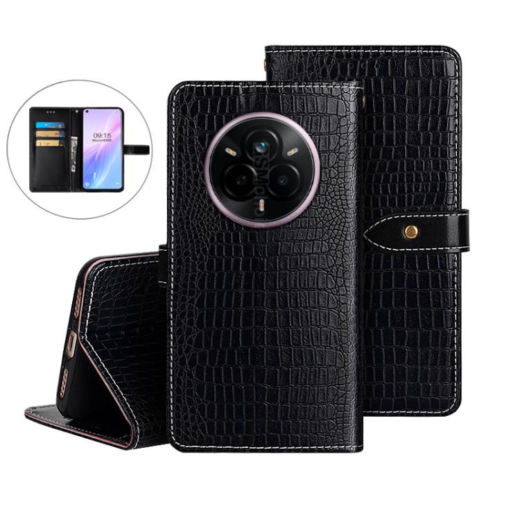 For Realme 14 Pro 5G idewei Crocodile Texture Leather Phone Case