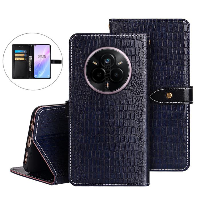For Realme 14 Pro 5G idewei Crocodile Texture Leather Phone Case