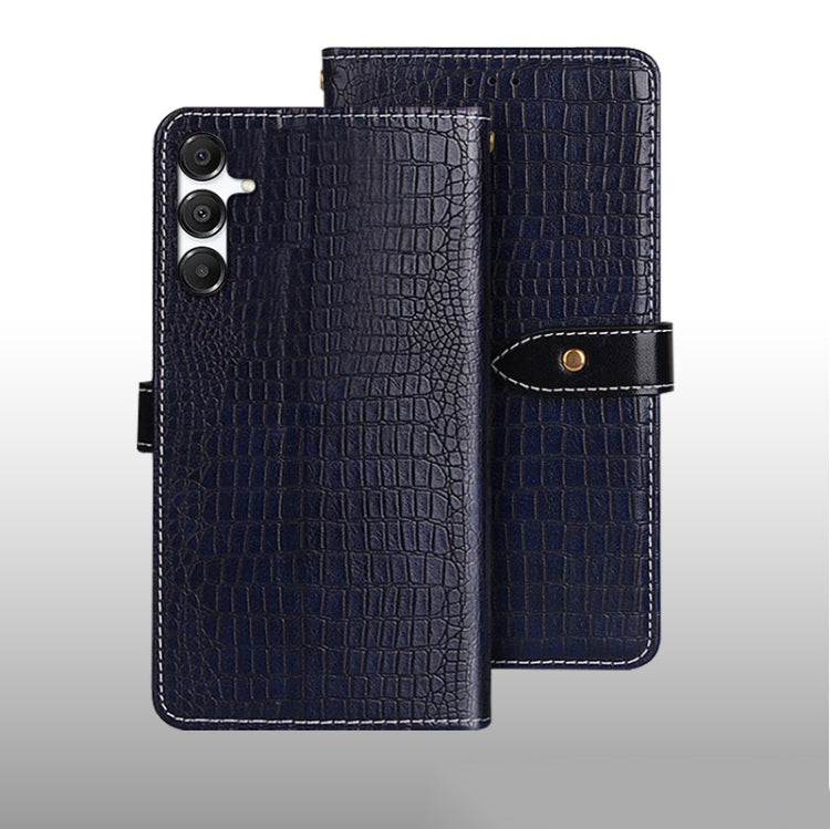 For Samsung Galaxy A16 5G idewei Crocodile Texture Leather Phone Case