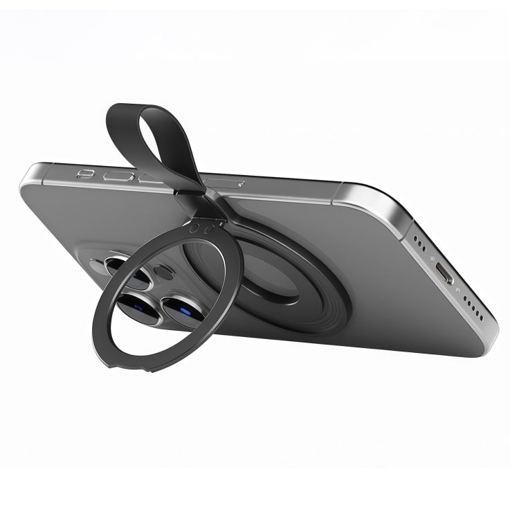 Metal Magsafe Magnetic Ring Silicone Band Phone Holder