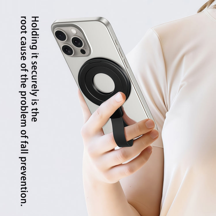 Metal Magsafe Magnetic Ring Silicone Band Phone Holder