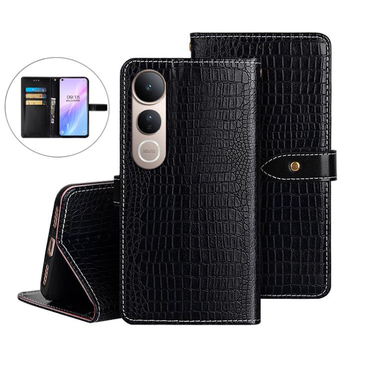 For vivo V50 Lite 5G / 4G idewei Crocodile Texture Leather Phone Case