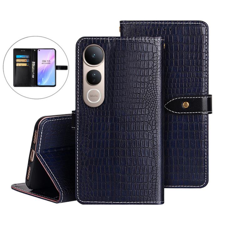 For vivo V50 Lite 5G / 4G idewei Crocodile Texture Leather Phone Case
