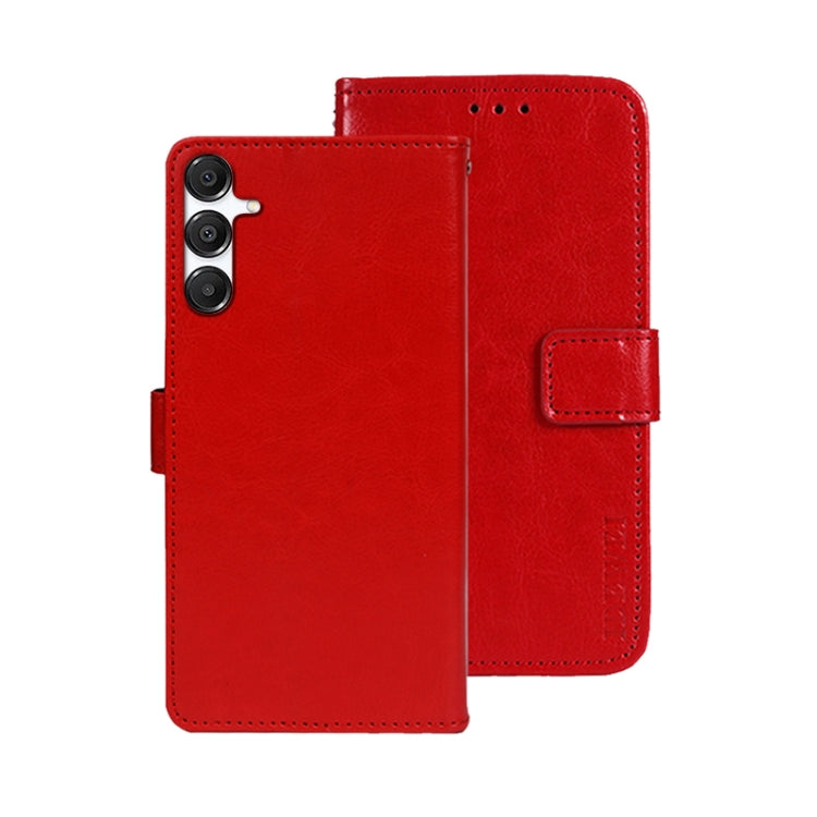 For Samsung Galaxy A16 5G idewei Crazy Horse Texture Leather Phone Case