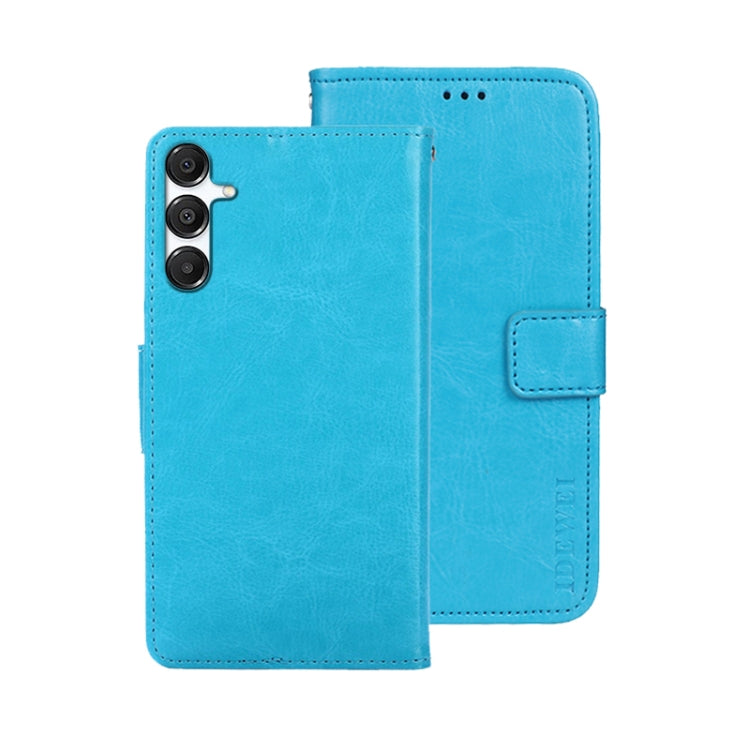 For Samsung Galaxy A16 5G idewei Crazy Horse Texture Leather Phone Case