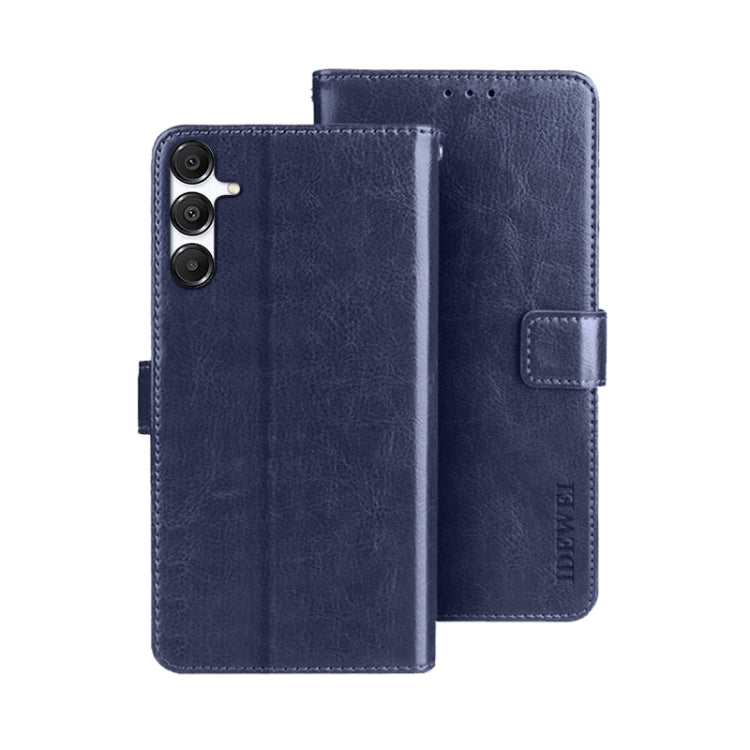 For Samsung Galaxy A16 5G idewei Crazy Horse Texture Leather Phone Case