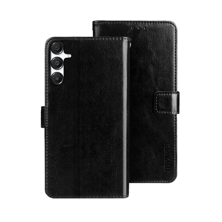 For Samsung Galaxy A16 5G idewei Crazy Horse Texture Leather Phone Case