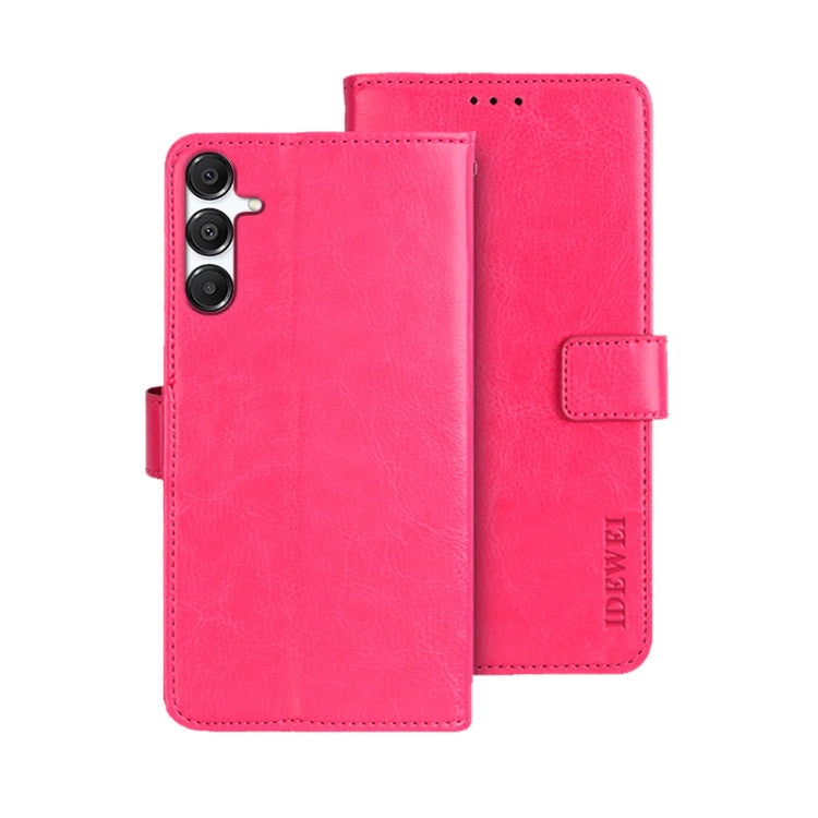 For Samsung Galaxy A16 5G idewei Crazy Horse Texture Leather Phone Case