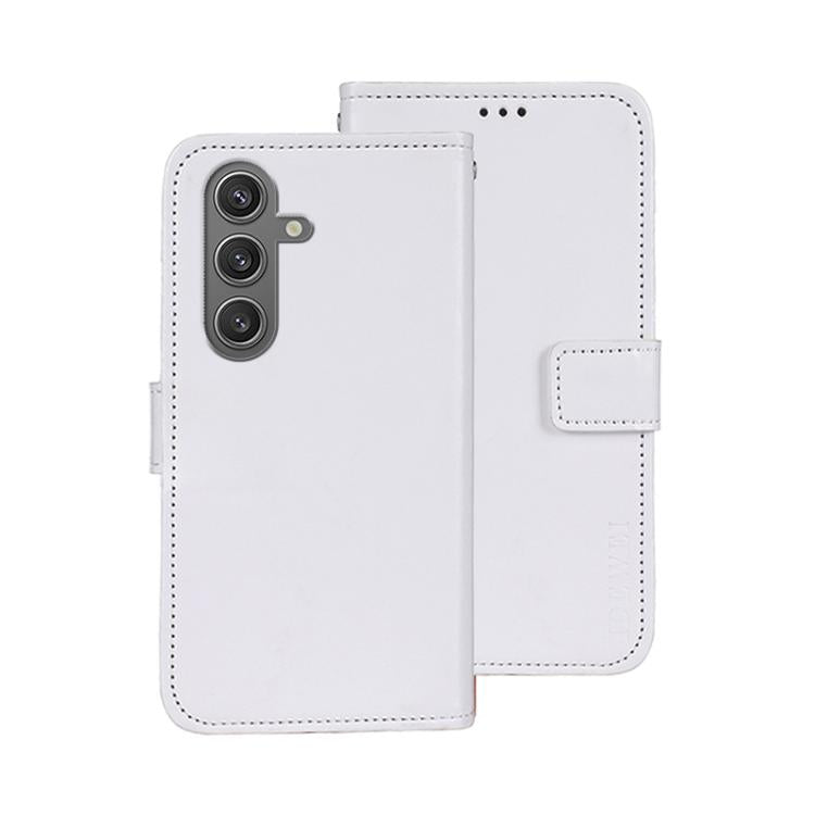 For Samsung Galaxy S25 5G idewei Crazy Horse Texture Leather Phone Case