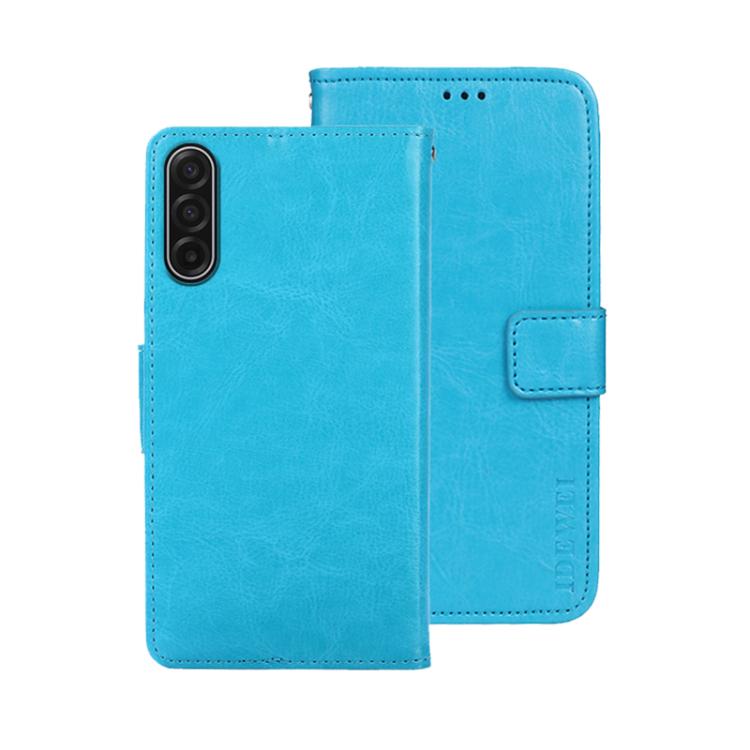 For Samsung Galaxy A17 5G idewei Crazy Horse Texture Leather Phone Case
