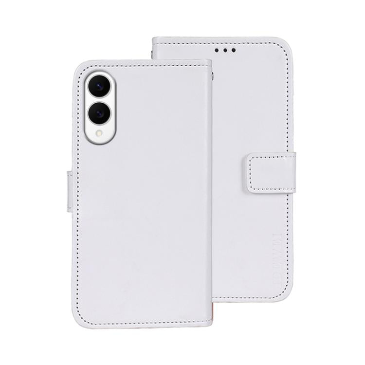 For Samsung Galaxy S25 Edge 5G idewei Crazy Horse Texture Leather Phone Case