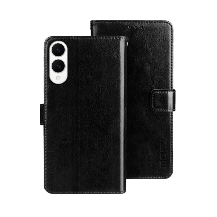 For Samsung Galaxy S25 Edge 5G idewei Crazy Horse Texture Leather Phone Case