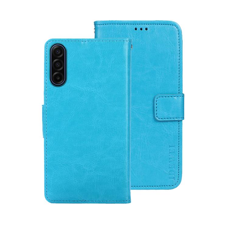 For Samsung Galaxy S25 FE 5G idewei Crazy Horse Texture Leather Phone Case