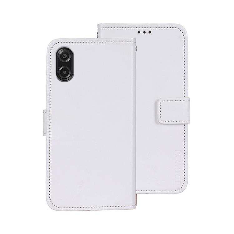 For Samsung Galaxy A07 4G idewei Crazy Horse Texture Leather Phone Case