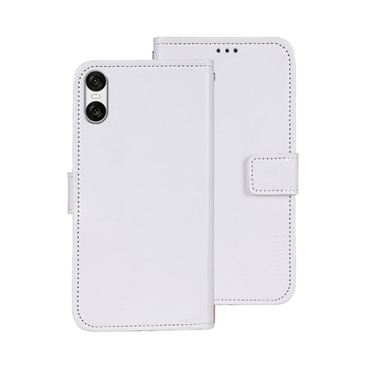 For Sony Xperia 10 VI idewei Crazy Horse Texture Leather Phone Case