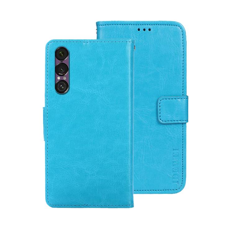 For Sony Xperia 1 VII idewei Crazy Horse Texture Leather Phone Case