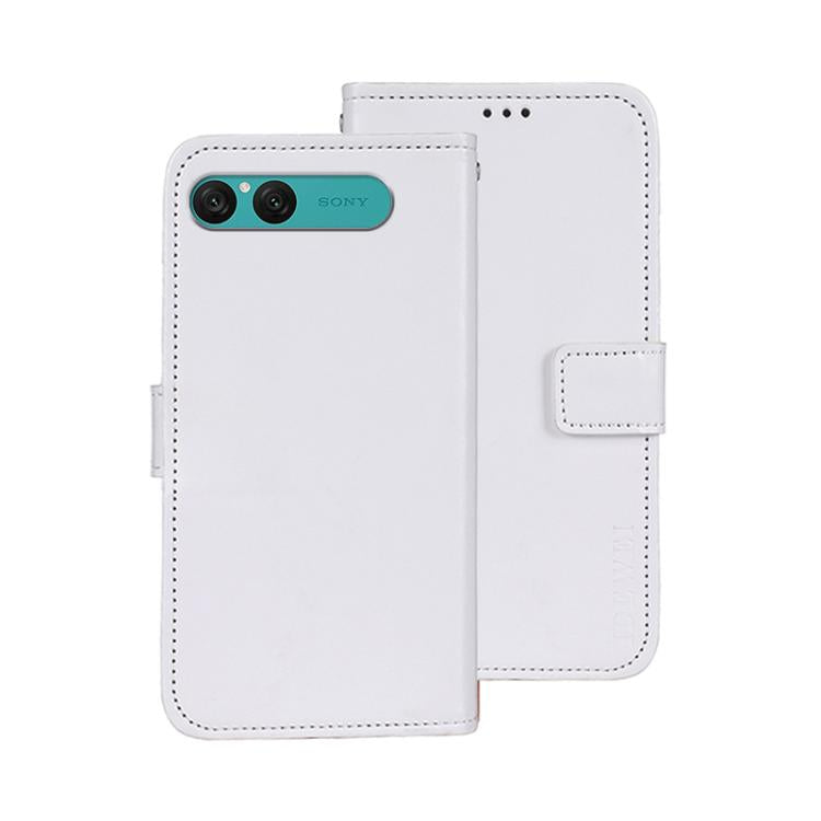 For Sony Xperia 10 VII idewei Crazy Horse Texture Leather Phone Case