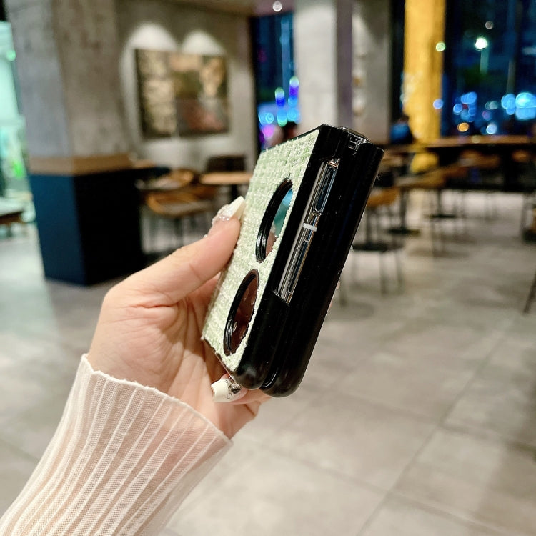 For Huawei P50 Pocket Plaid Fabric PC Protective Phone Case