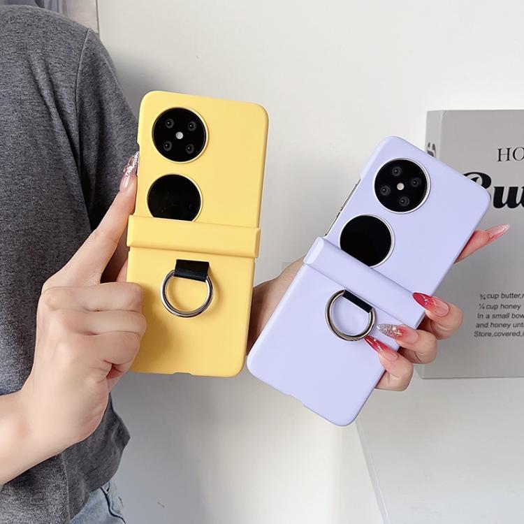 For Huawei Pocket 2 Ultra-thin Skin Feel Ring Phone Case with Hinge