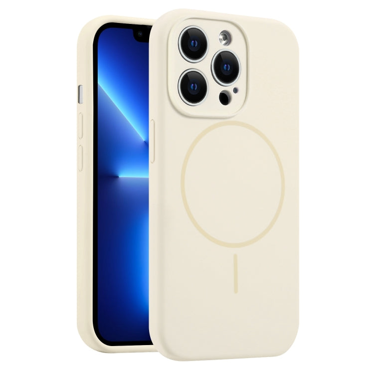 For iPhone 13 Pro Fine Hole Liquid Silicone MagSafe Phone Case