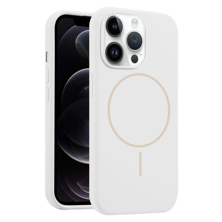 For iPhone 12 Pro Liquid Silicone MagSafe Phone Case